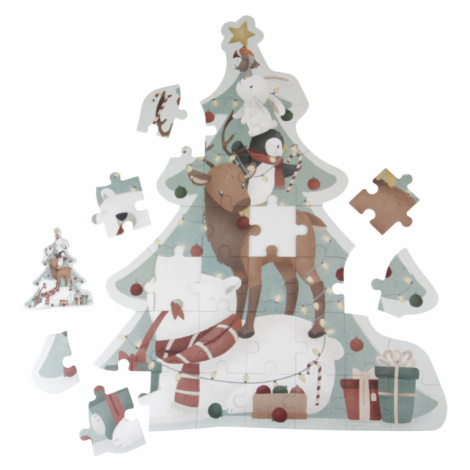 LITTLE DUTCH - Puzzle vánoční XL