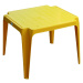Dětský plastový stolek Susi žlutá