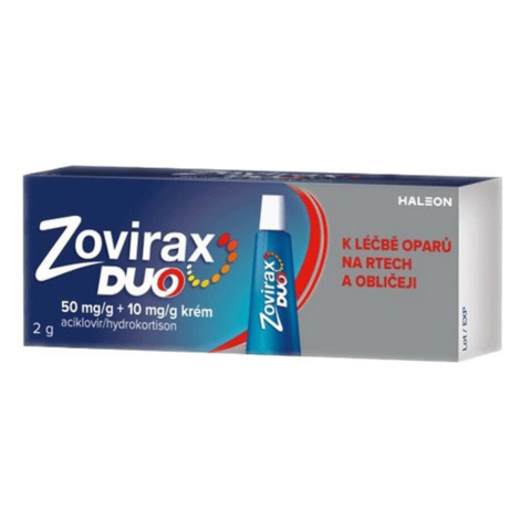 ZOVIRAX Duo 50mg/g+10mg/g krém 2g II