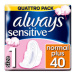 ALWAYS vložky Ultra Sensitive Normal Quatro 40 ks