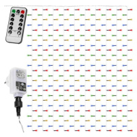 VOLTRONIC 68204 Vánoční světelný závěs - 6 x 3 m, 600 LED, barevný