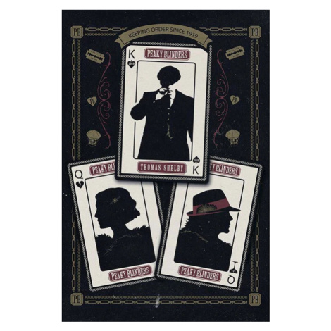 Plakát, Obraz - Peaky Blinders - Cards, (61 x 91.5 cm) ABY STYLE