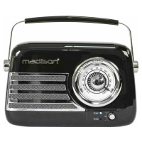 Madison Freesound-VR40B Black Retro rádio