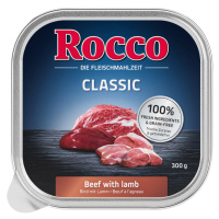 Výhodné balení Rocco Classic mističky 27 x 300 g - hovězí s jehněčím