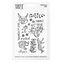 TATTonMe Voděodolné dočasné tetovačky Divoké kočky mix