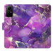 iSaprio flip pouzdro Purple Marble pro Xiaomi Redmi Note 12S