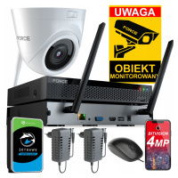 Force Monitorovací sada 1x WiFi Ip kamera 4MPx Disk 1TB WiFi rekordér