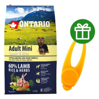 ONTARIO Dog Adult Mini Lamb & Rice 6,5 kg