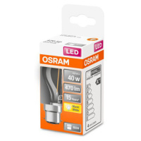 OSRAM Kapková LED žárovka OSRAM B22d 4W 2 700K čirá