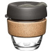 Černo-hnědý cestovní hrnek 227 ml Brew Cork Nitro S – KeepCup