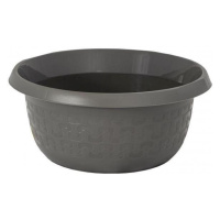 Branq Kulatý lavor/mísa Cotton 15l - antracit