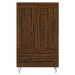 vidaXL Skříň highboard hnědý dub 69,5 x 31 x 115 cm kompozitní dřevo