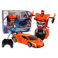 mamido  Auto Robot Transformer 2v1 na dálkové ovládání RC oranžový