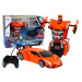 mamido  Auto Robot Transformer 2v1 na dálkové ovládání RC oranžový