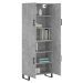 vidaXL Skříň highboard betonově šedá 69,5x34x180 cm kompozitní dřevo