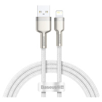 Kabel USB-Lightning Baseus Cafule, 2,4 A, 1 m (bílý)