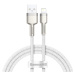 Kabel USB-Lightning Baseus Cafule, 2,4 A, 1 m (bílý)