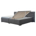 Nadrozměrná postel ONE4ALL tmavě šedá, 280x220 cm