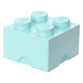 LEGO úložný box 4 - aqua