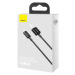 Baseus Superior Series rychlonabíjecí kabel Lightning 2.4A 1m černá