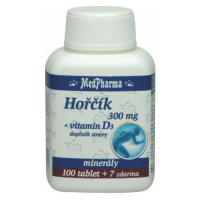 Medpharma Hořčík 300 mg + vitamín D3 107 tablet