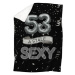 IMPAR Beránková deka Stále sexy – Černá - 53 let