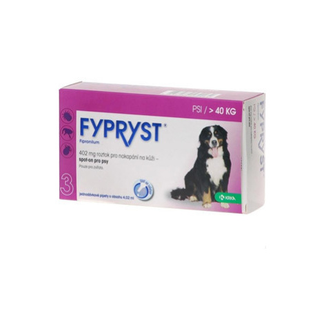 Fypryst Spot-on Dog XL sol 1x4,02ml (nad 40kg) 2 + 1 zdarma KRKA
