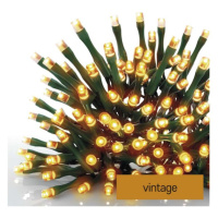 LED vánoční řetěz, 18 m, venkovní i vnitřní, vintage, časovač