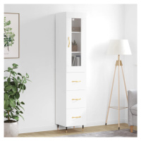 vidaXL Skříň highboard bílá 34,5 x 34 x 180 cm kompozitní dřevo