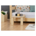 Benlemi Noční stolek k laťkovým postelím NANOC Zvolte barvu: Tmavě šedá, Zvolte variantu: Bez př