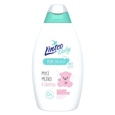 Linteo Baby Dětské mycí mléko a šampon 425 ml Linteobaby