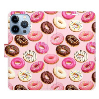 iSaprio flip pouzdro Donuts Pattern 03 pro iPhone 13 Pro