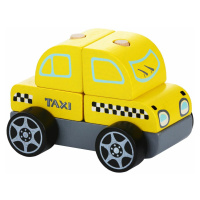 Cubik 13159 Taxi vozidlo - dřevěná skládačka 5 dílů
