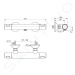 IDEAL STANDARD CeraTherm Termostatická sprchová baterie T25, chrom A7201AA