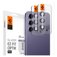 Spigen Glass tR EZ Fit Optik Pro 2 Pack ochranné sklo na fotoaparát Samsung Galaxy S24 fialové