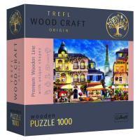 Trefl Wood Craft Origin Puzzle Francouzská ulice 1000 dílků - Trefl