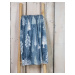 Jahu Deka z mikroplyše / 150 x 200 cm / 100% polyester / 300 g/m2 / motiv strom šedý / modrá
