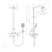 Hansgrohe 27282400 - Sprchový set Showerpipe 300 s termostatem, 2 proudy, EcoSmart 9 l/min, bílá