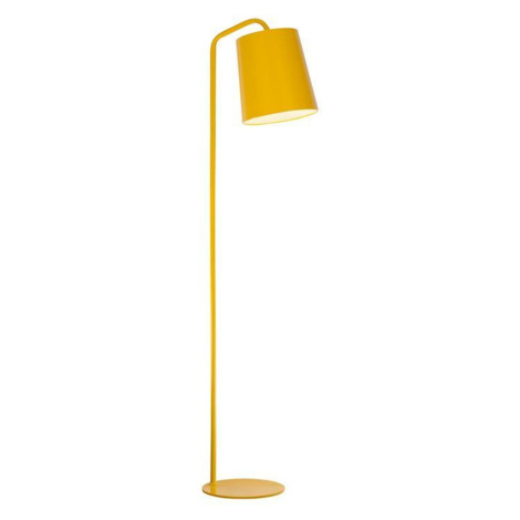 Žluté stojací lampy