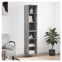 vidaXL Skříň highboard šedá sonoma 34,5x32,5x180 cm kompozitní dřevo