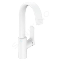 Hansgrohe 75030700 - Umyvadlová baterie 210, s výpustí a otočným výtokem, EcoSmart, matná bílá