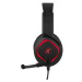 Headset Niceboy ORYX X300 / herní sluchátka / 20 Hz až 20 kHz / 110 dB / 16 ohm / černá/červená 