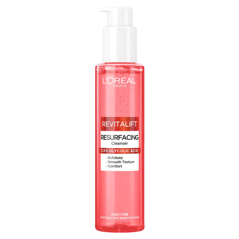 L'ORÉAL PARIS Revitalift Glycolic Exfoliační čistící gel s 3,5 % kyseliny glykolové, 150 ml L'Oréal Paris