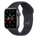 Apple Watch SE 40mm Vesmírně šedý hliník s temně inkoustovým sportovním řemínkem