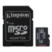 32GB microSDHC Kingston Industrial C10 A1 pSLC s adaptérem