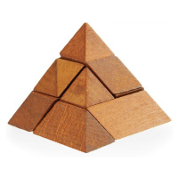 Alltoys Dřevěný hlavolam Pyramida