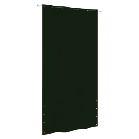 vidaXL Balkonová zástěna tmavě zelená 140 x 240 cm oxfordská látka