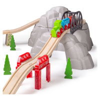 Bigjigs Rail Dřevěný set vysokohorská dráha