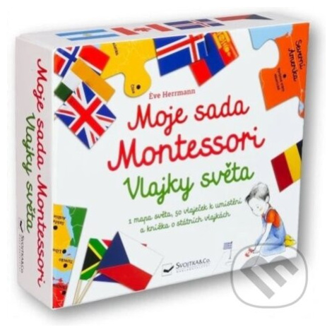 Moje sada Montessori: Vlajky světa - Eve Herrmann - kniha z kategorie Naučné knihy Svojtka&Co.