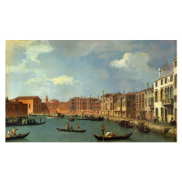 Obrazová reprodukce View of the Canal of Santa Chiara, Venice, (1697-1768) Canaletto, 40 × 23.9 